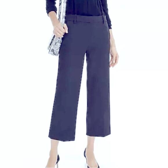 J. Crew NWTs High Rise Peyton Wide Leg Stretch Navy Blue Pants size 14 - Picture 1 of 10